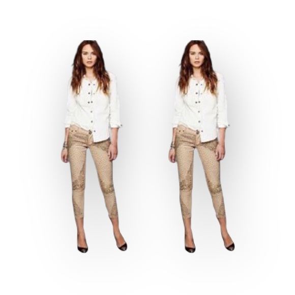 Rare: One Teaspoon ϟ Sequin Iggy Skinny Jeans ϟ Festival Girls Night Date ϟ 26 - Picture 16 of 17